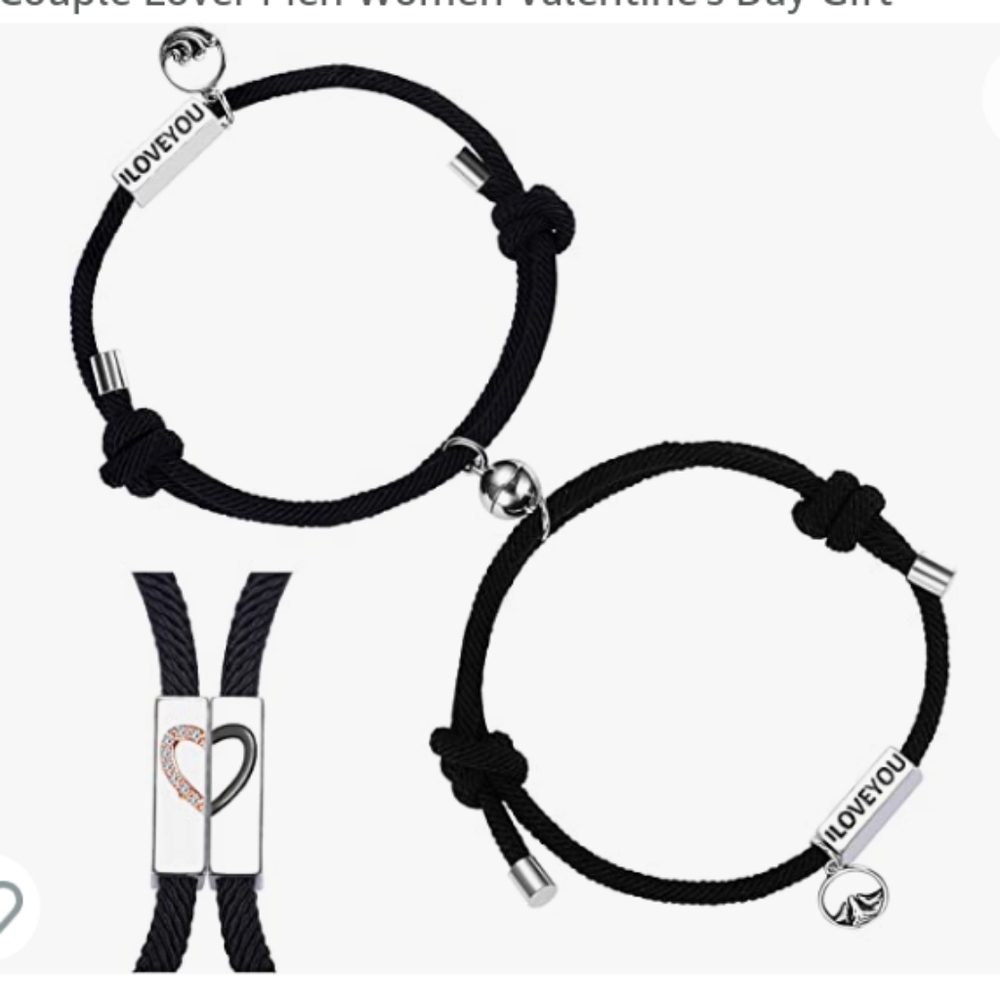Sailimue Couples Bracelets Magnetic